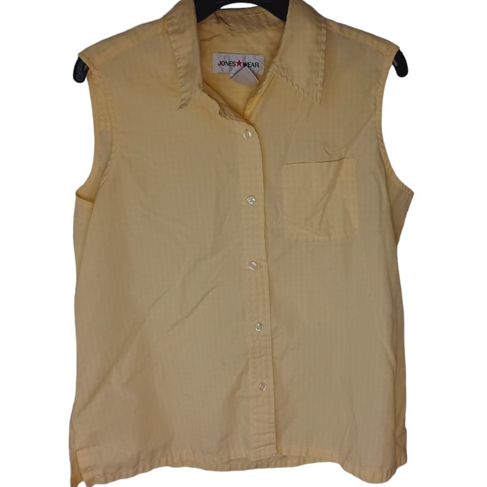Jones Wear Sleeveless Top Size Large